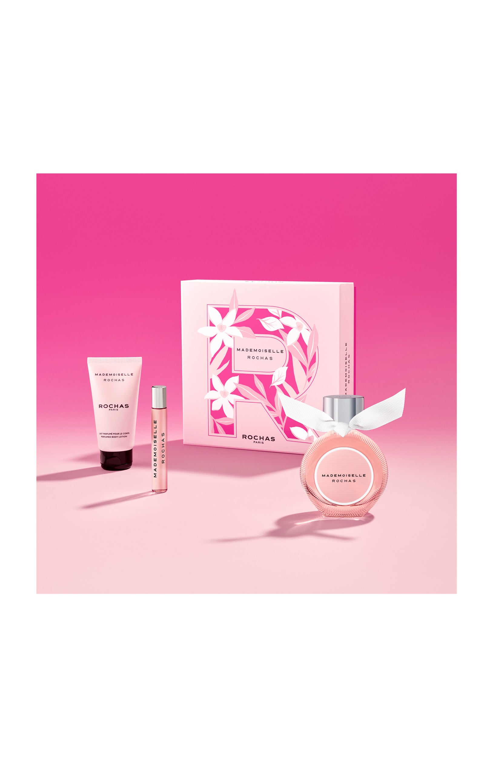 Coffret Mademoiselle Rochas Eau de parfum - Floral fruité - 3 produits