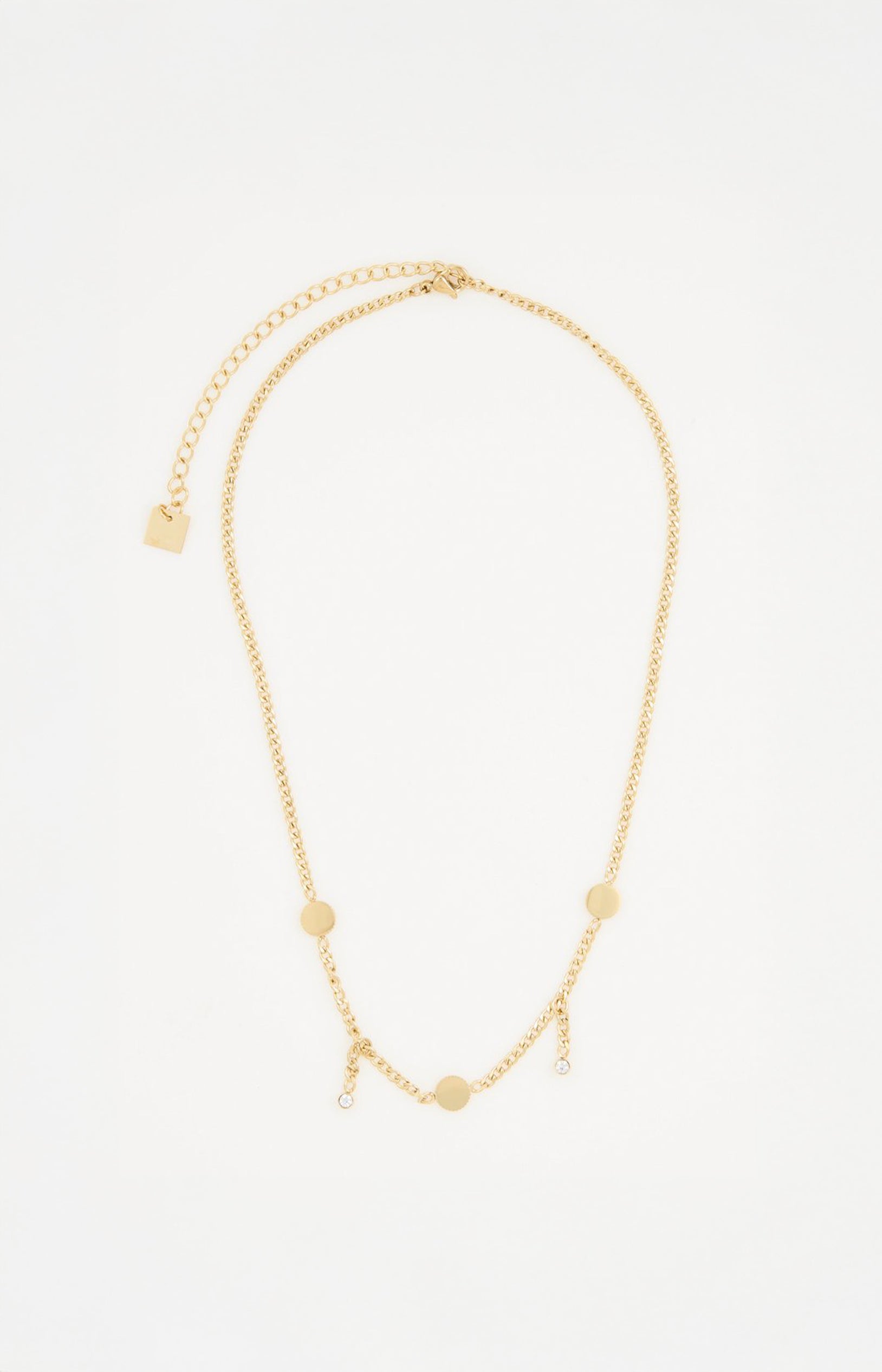 Collier - Acier inoxydable - Doré