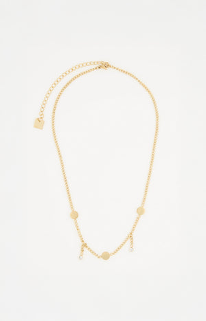 Collier - Acier inoxydable - Doré