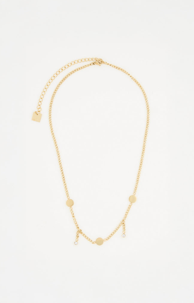 Collier - Acier inoxydable - Doré