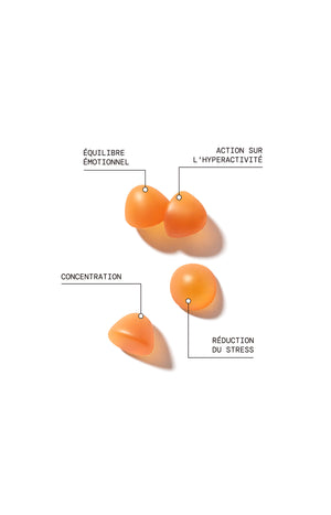 Cure gummies équilibre émotionnel - Pêche & hibiscus - Sans sucres - 3 mois