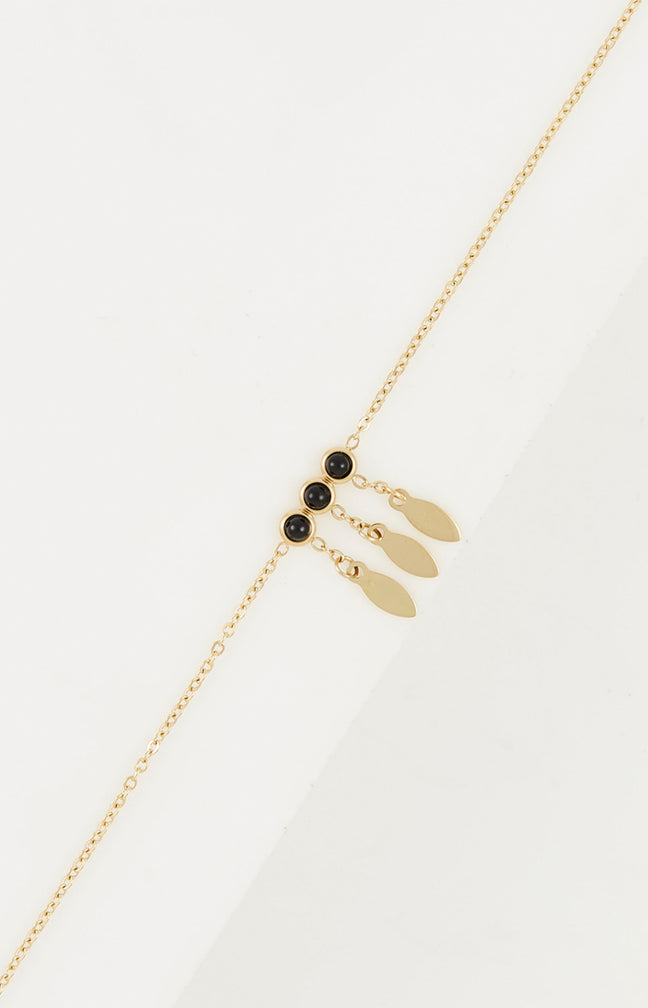 Bracelet - Acier inoxydable - Doré & noir