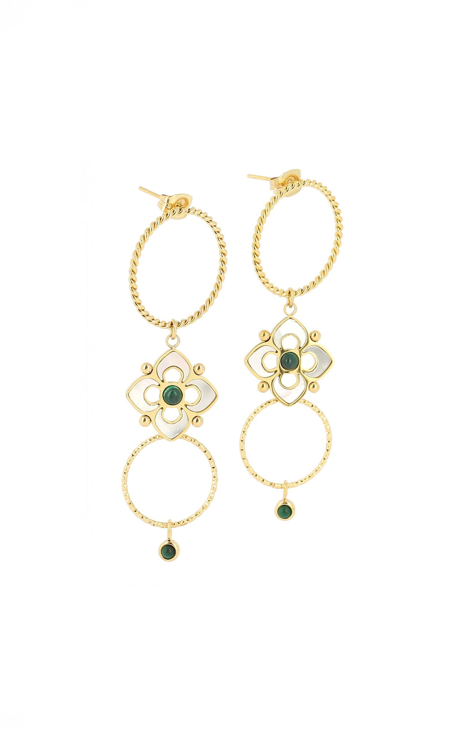 Boucles d'oreilles - Acider inoxydable - Doré