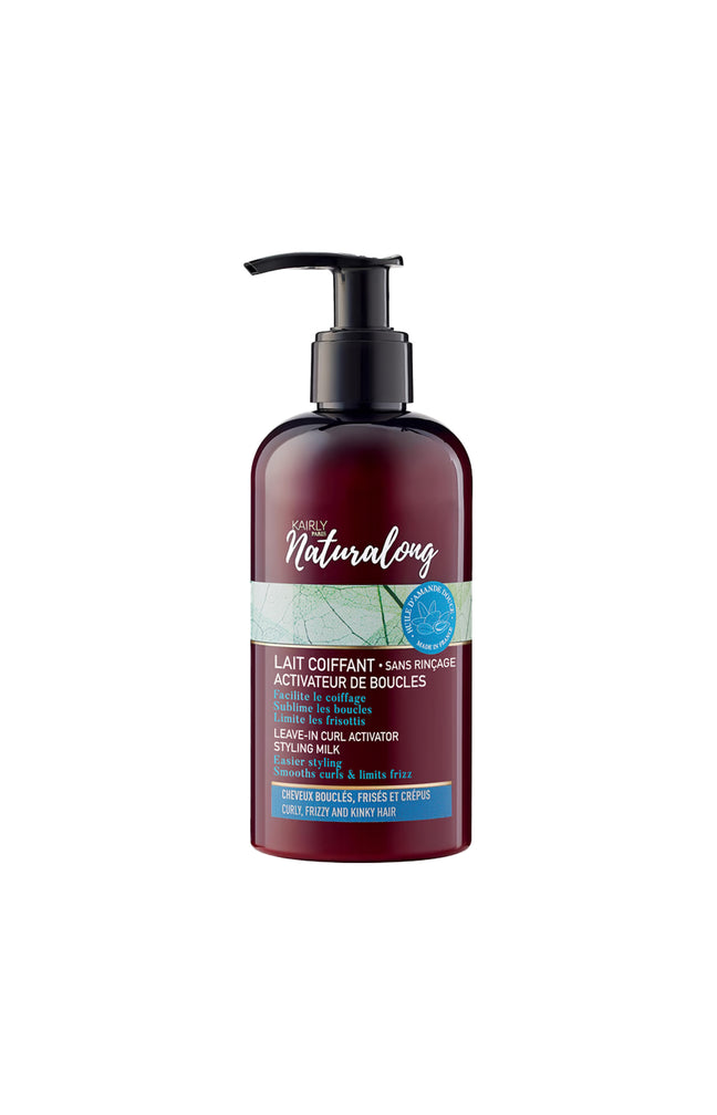 Lait coiffant activateur de boucles - Glycérine & huile d'amande douce - Cheveux bouclés, frisés & crépus - 250 ml