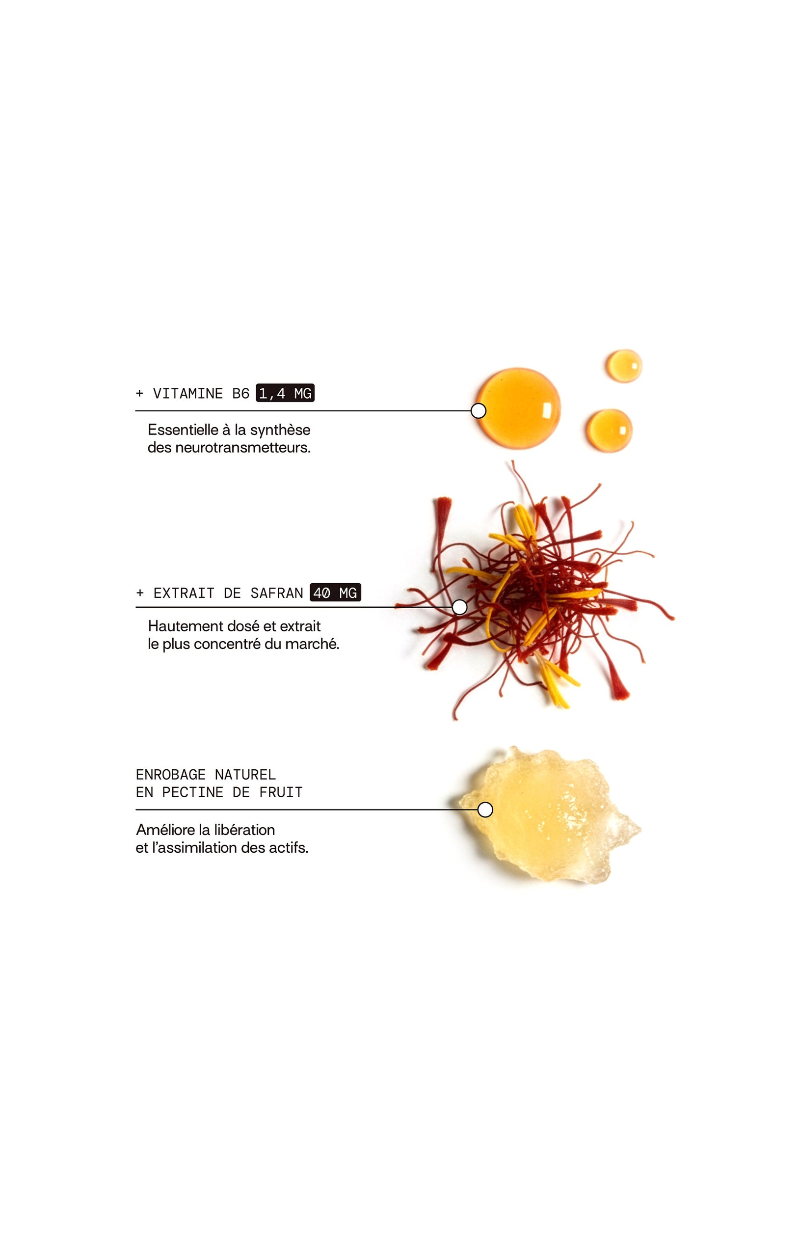 Cure gummies équilibre émotionnel - Pêche & hibiscus - Sans sucres - 3 mois