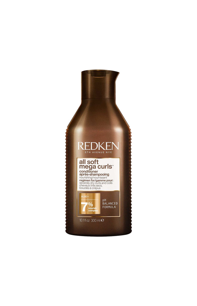 Après-shampoing hydratant - All Soft Mega Curls - Aloe vera - Cheveux bouclés & ondulés