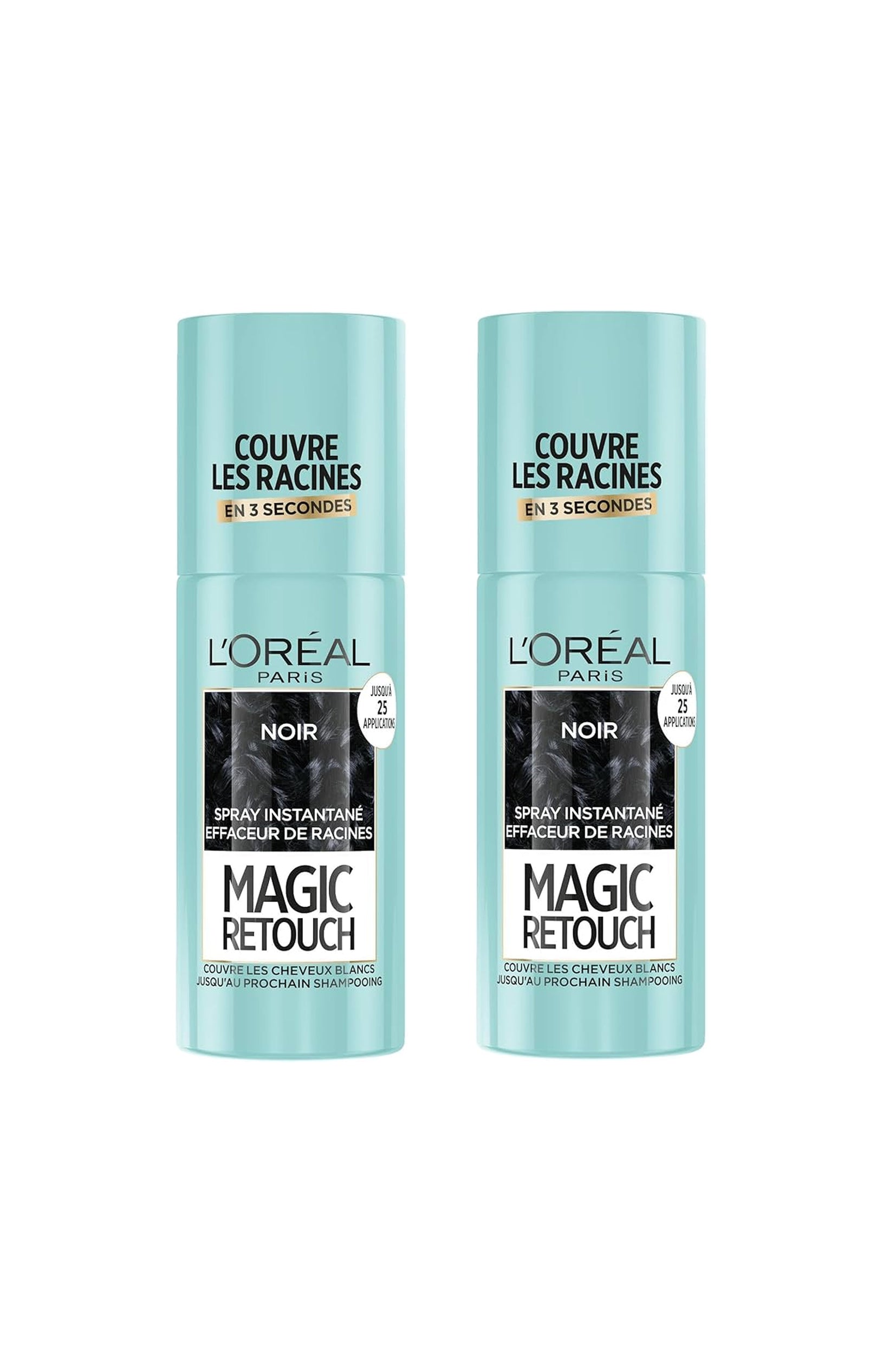 2 sprays coloration racines - Magic Retouch - Noir