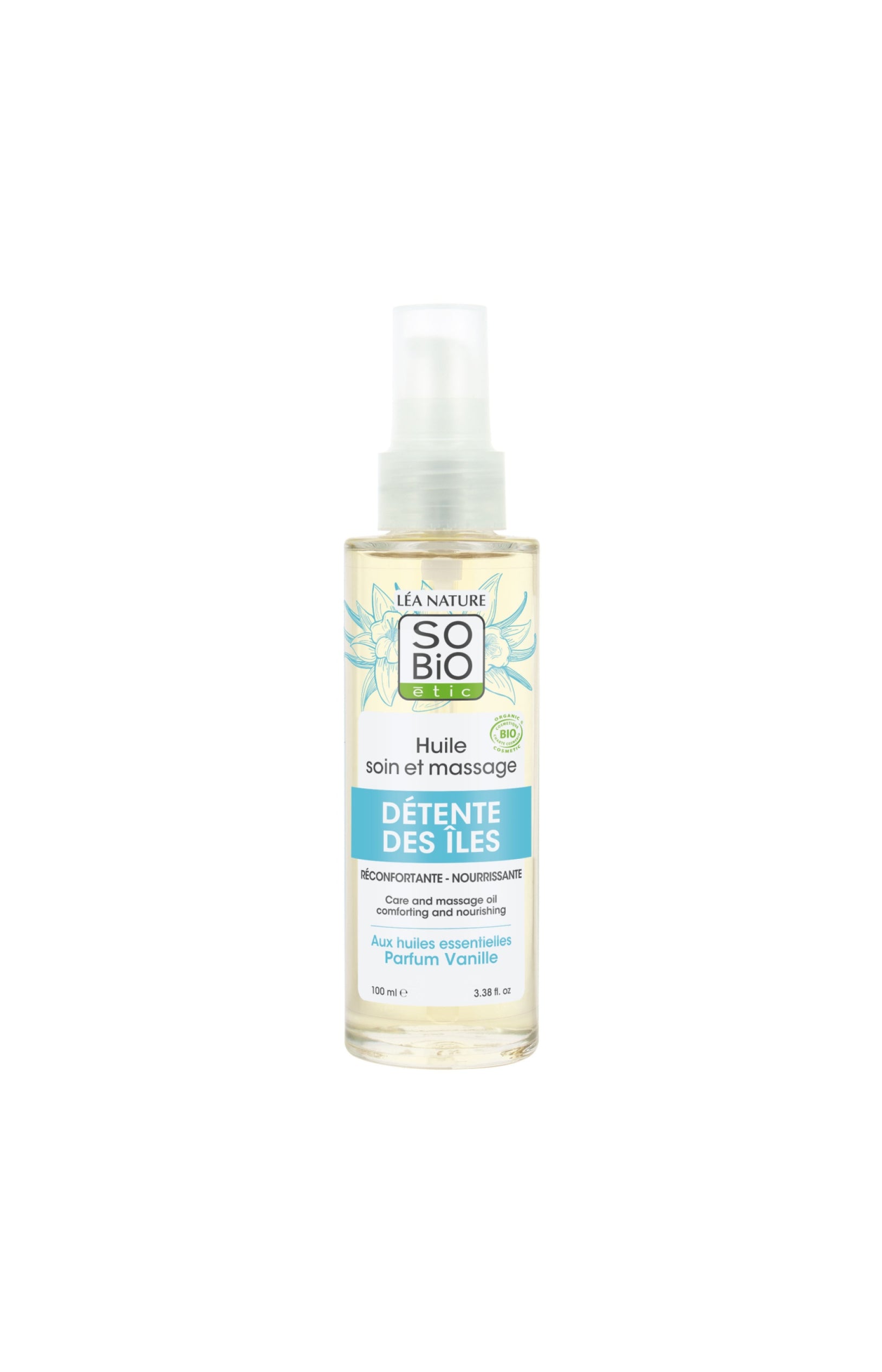 Huile soin & massage - Vanille - 100 ml
