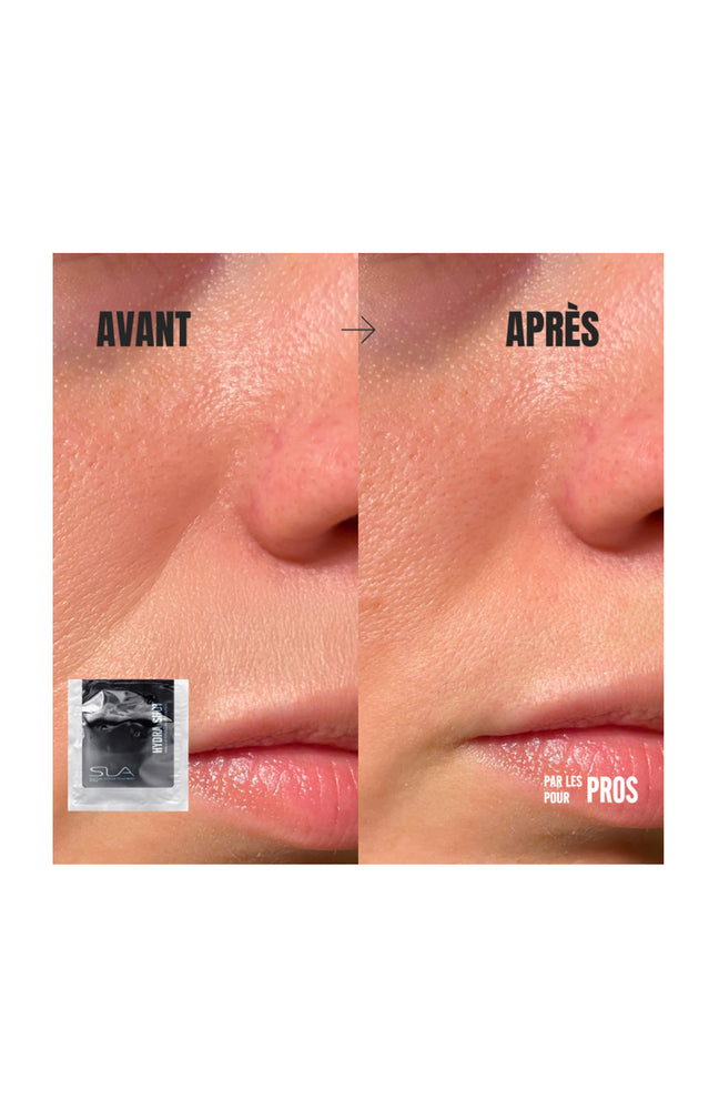 Masque hydratant - Hydrashot - Collagène & Acide hyaluronique - 3 unités