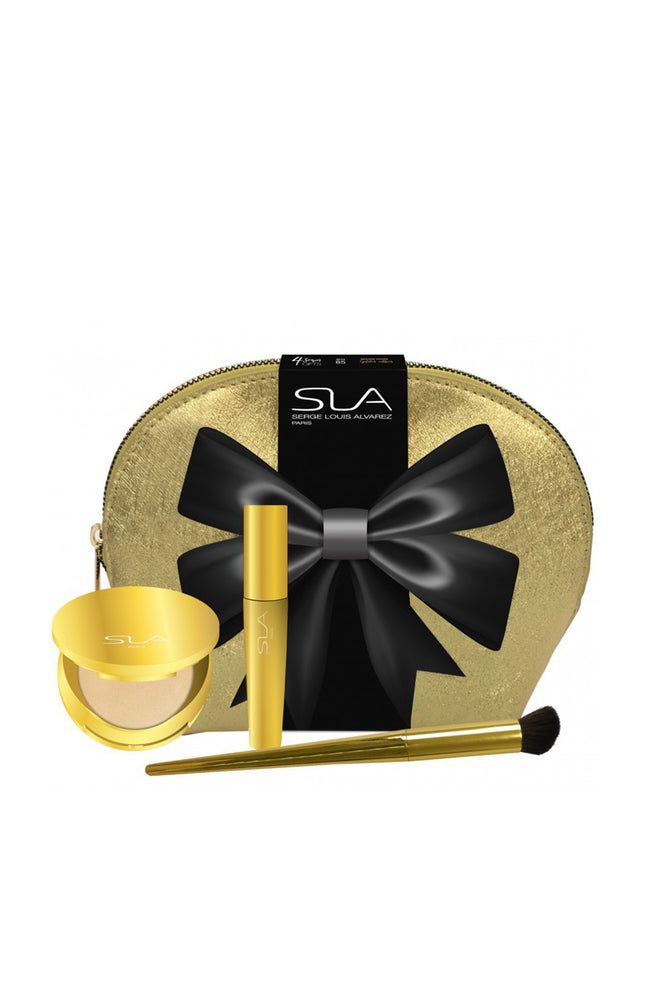 Trousse dorée - Teint & lèvres - 3 produits