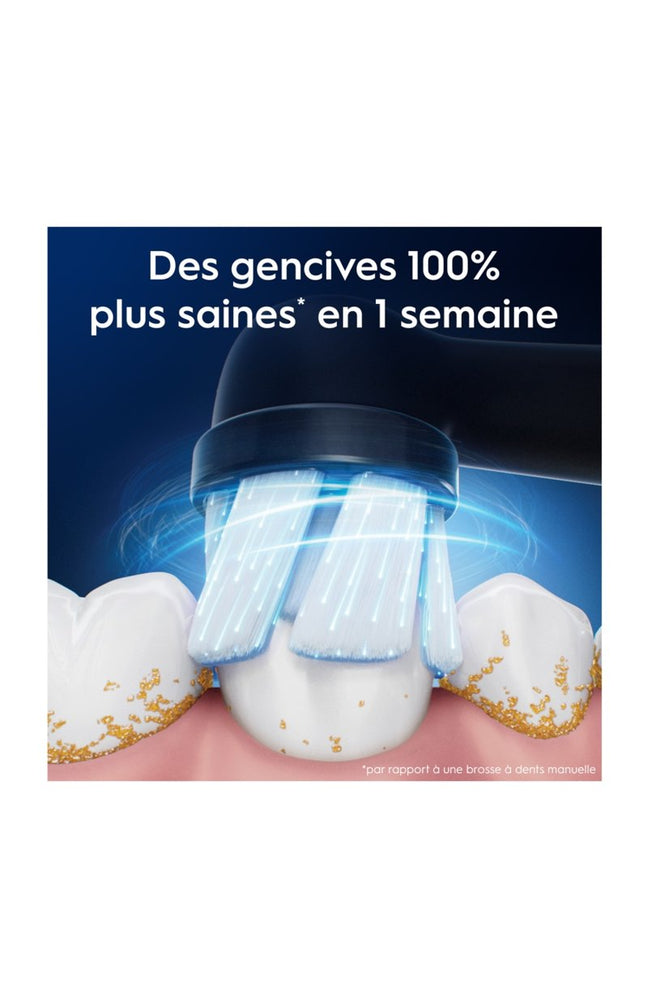 Lot de 6 brossettes de rechange - Gentle Care - Noir