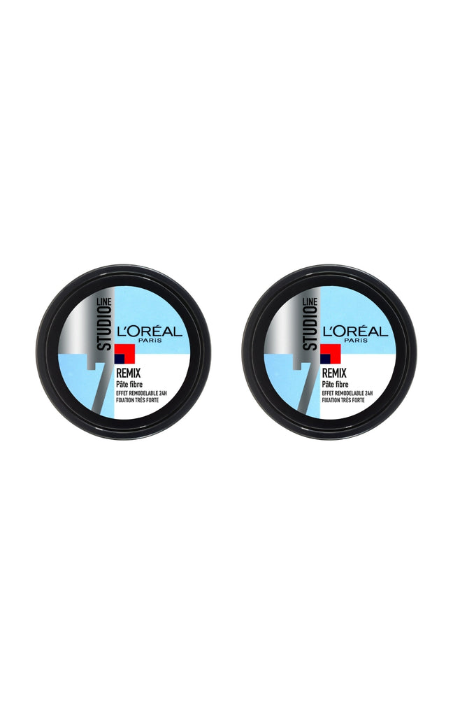 2 pâtes fibre effet remodelable - Studio line remix 24H - 150 ml