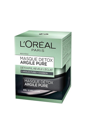 Masque détox - Argile Pure - Visage - 50 ml
