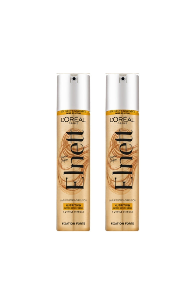 2 laques Elnett - Cheveux secs