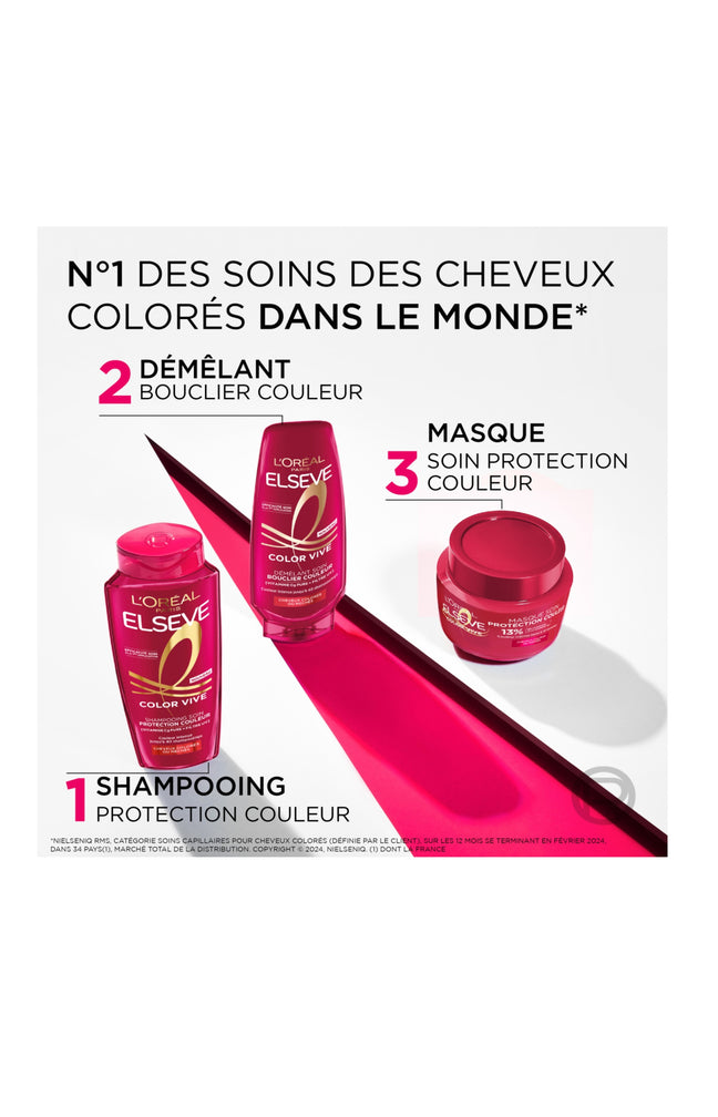 Elsève Color Vive – L'après-shampooing protecteur pour une couleur éclatante et durable