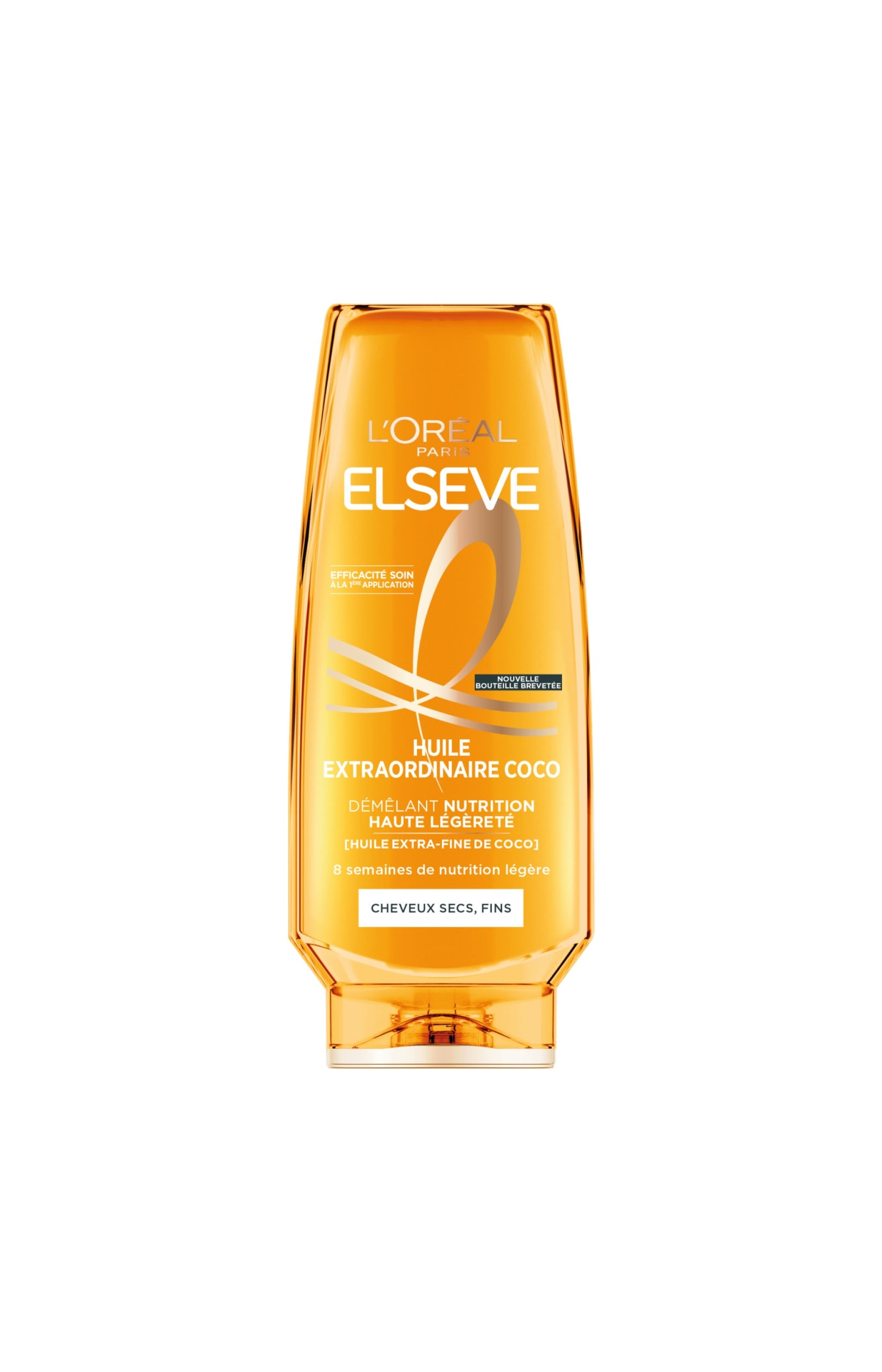 Elsève Huile Extraordinaire Coco – L'après-shampooing ultra-nourrissant aux senteurs tropicales