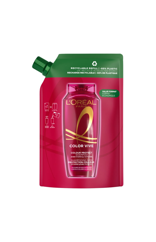 Elsève Color Vive Écopack 500ml – Le grand format éco-responsable pour cheveux colorés éclatants