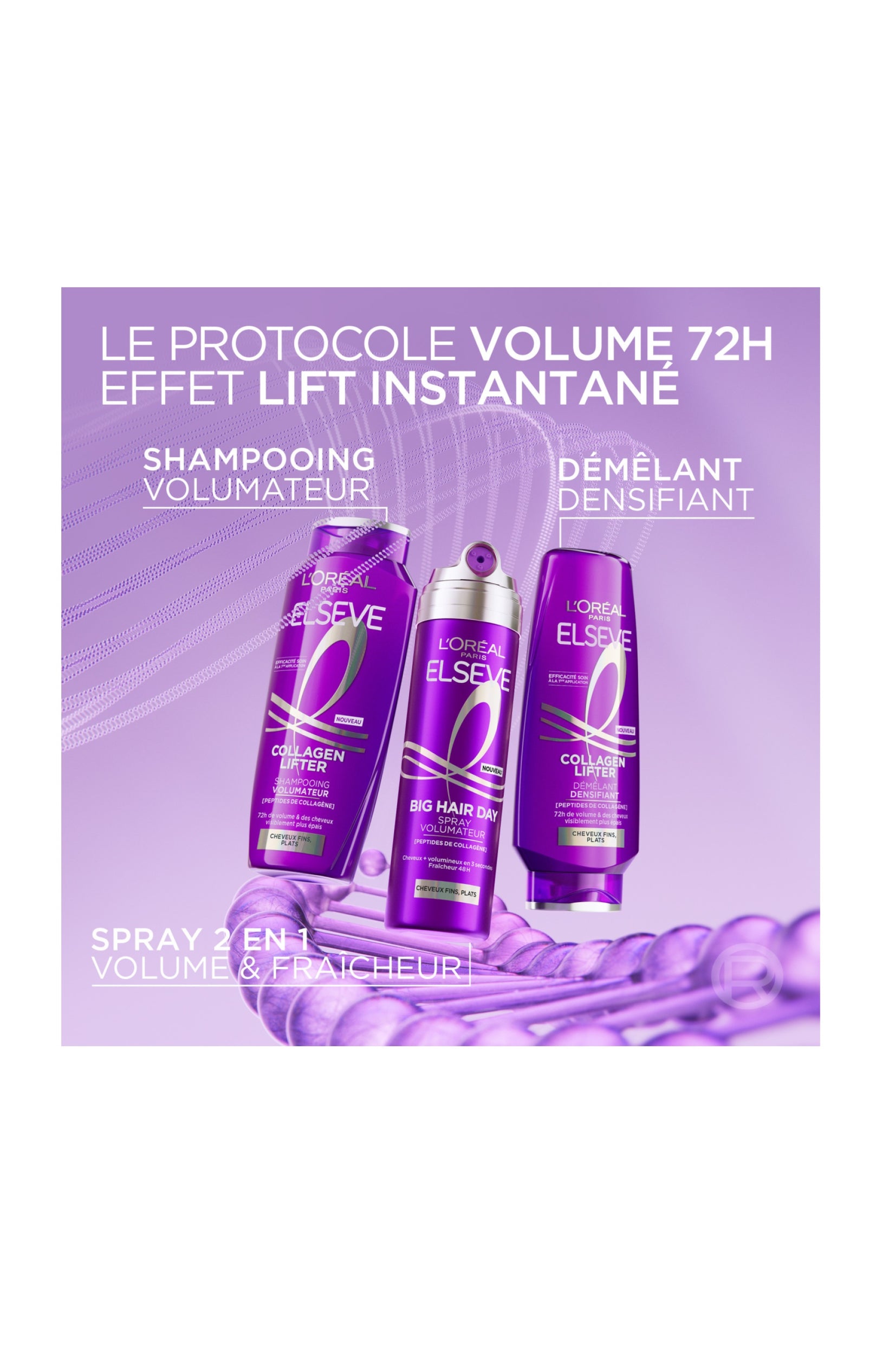 Elsève Collagen Lifter – Le soin sans rinçage repulpant pour cheveux densifiés au quotidien