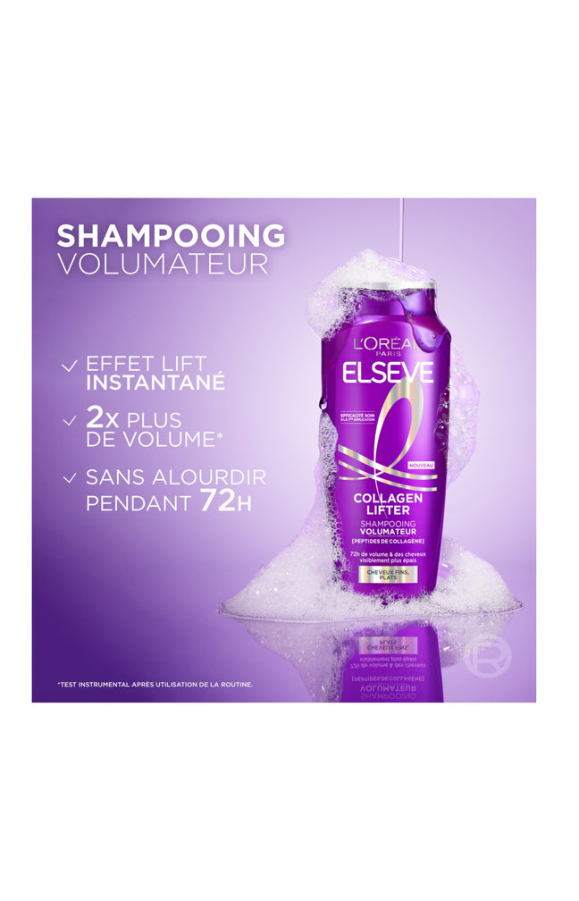 Elsève Collagen Lifter – Le shampooing repulpant pour une chevelure densifiée