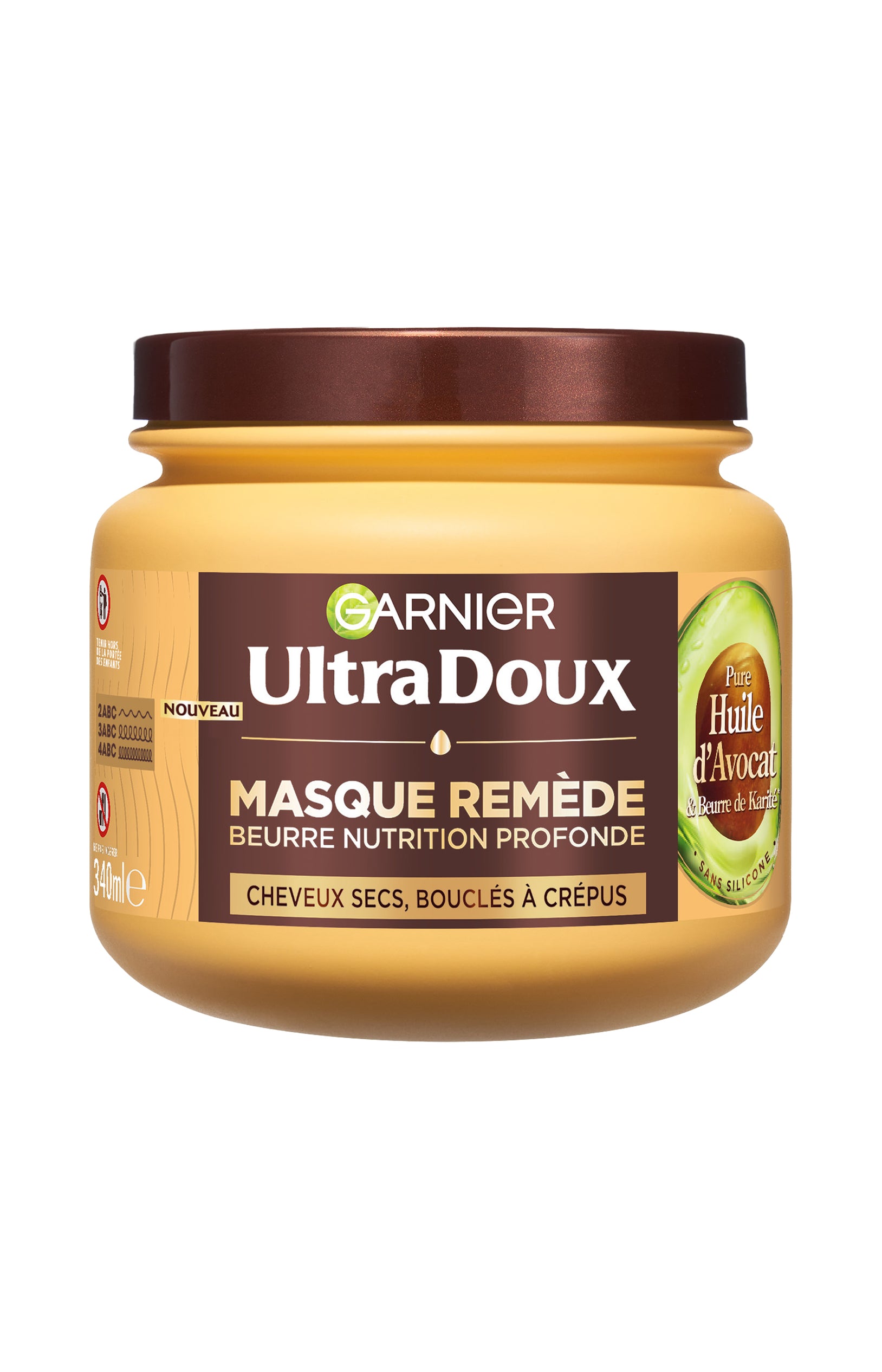 Masque beurre nutrition - Cheveux secs, bouclés à crépus