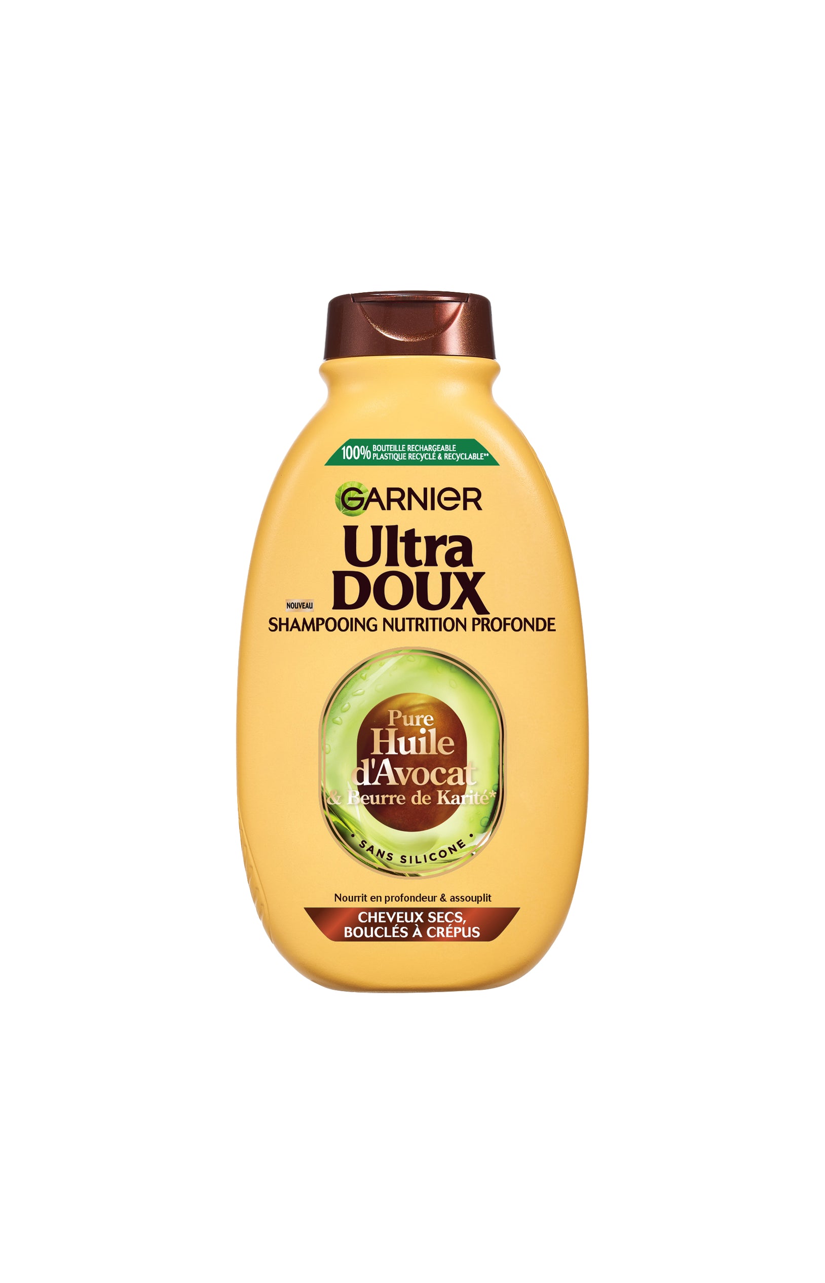Shampoing nutrition profonde - Cheveux secs, bouclés à crépus