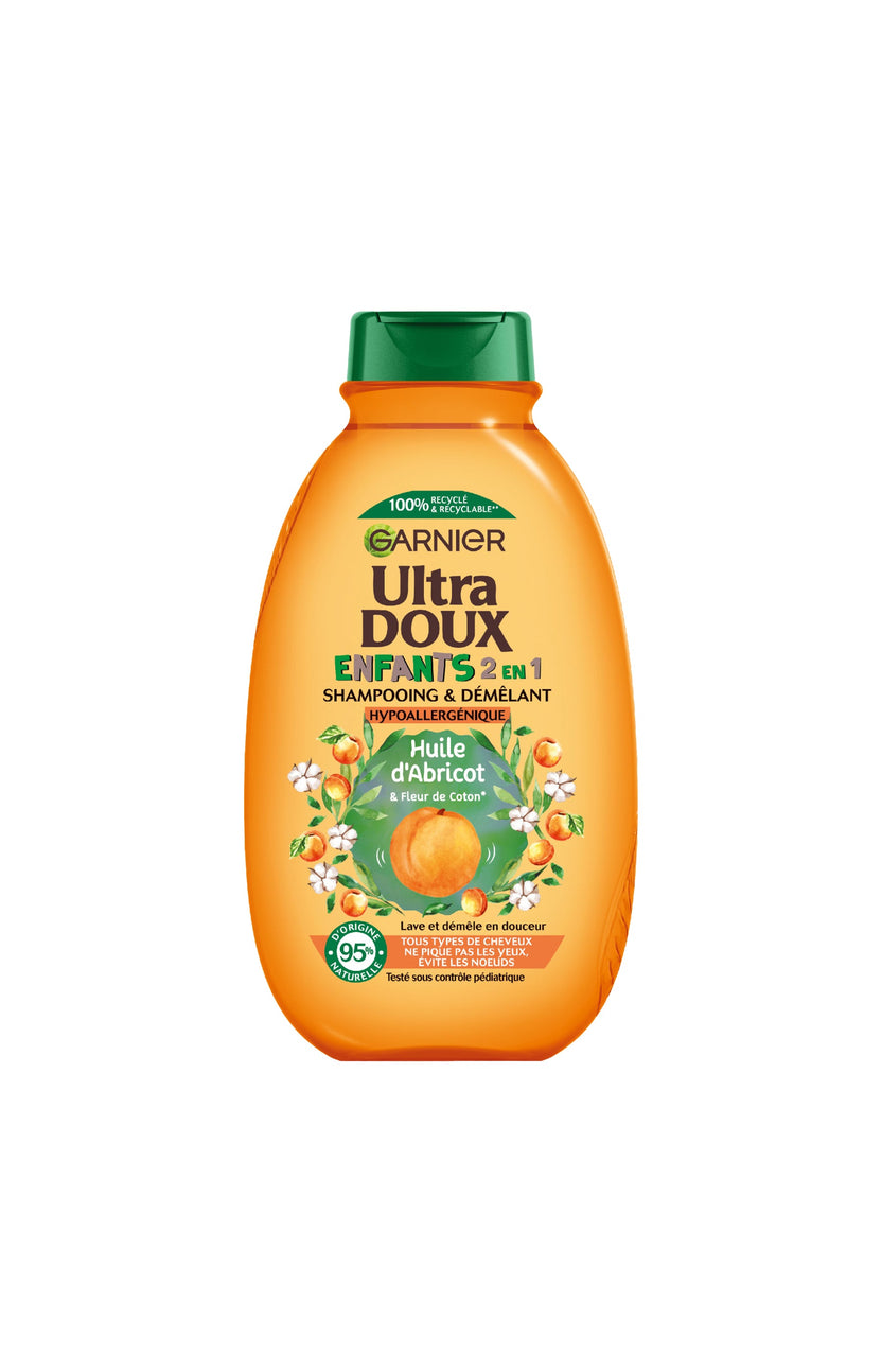 Shampoing & démêlant - Enfants - 2 x 300 ml - Garnier - Beauté Privée Shampoing & démêlant - Enfants - 2 x 300 ml - Garnier - Beauté Privée
