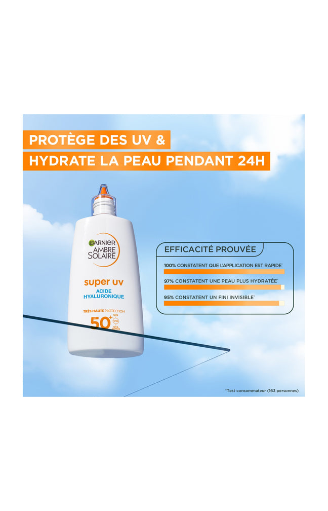 Crème solaire SPF50+ - Acide hyaluronique - 200 ml