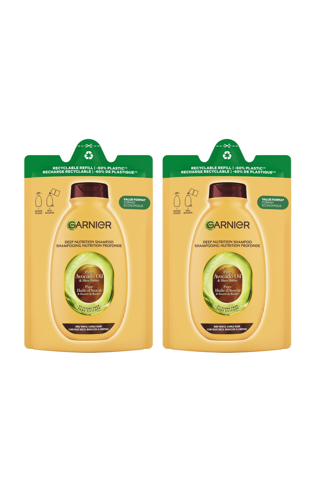 Recharges shampoing nourissant - Avocat & Beurre de Karité - 2 x 250 ml