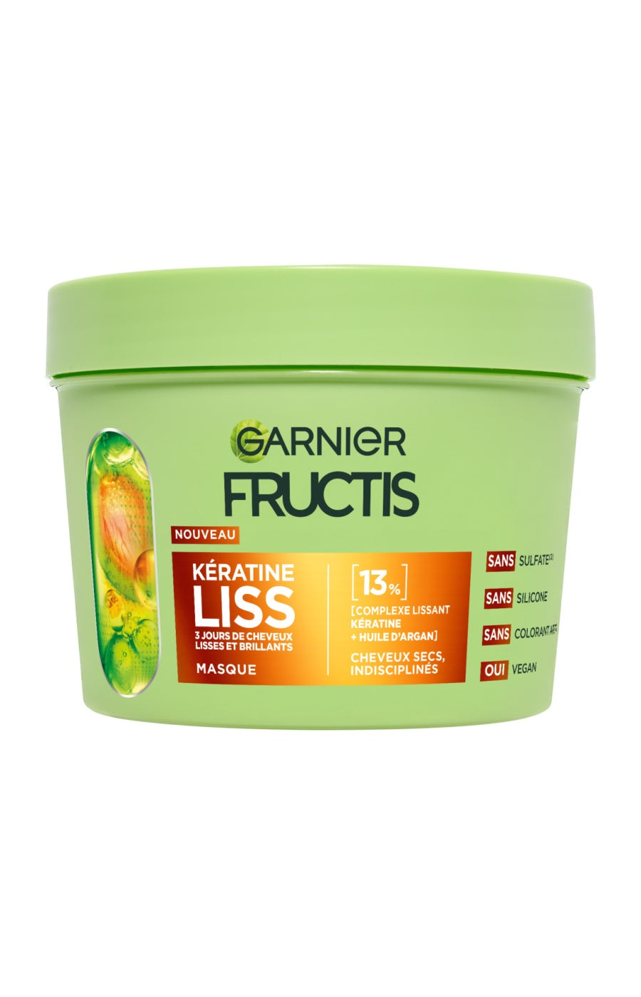 Masque lissant - Kératine - Fructis - 370 ml