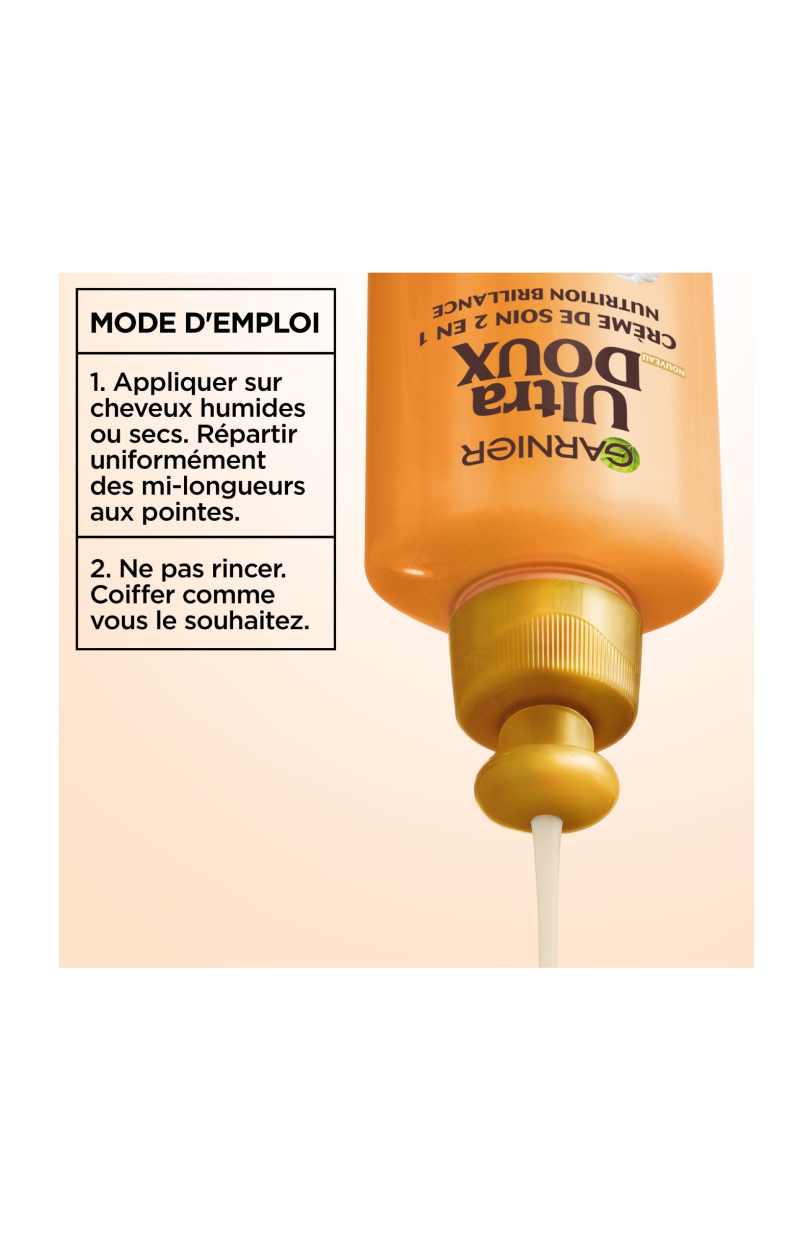 Crème de soin nutrition 2 en 1 - Ultra Doux - 200 ml