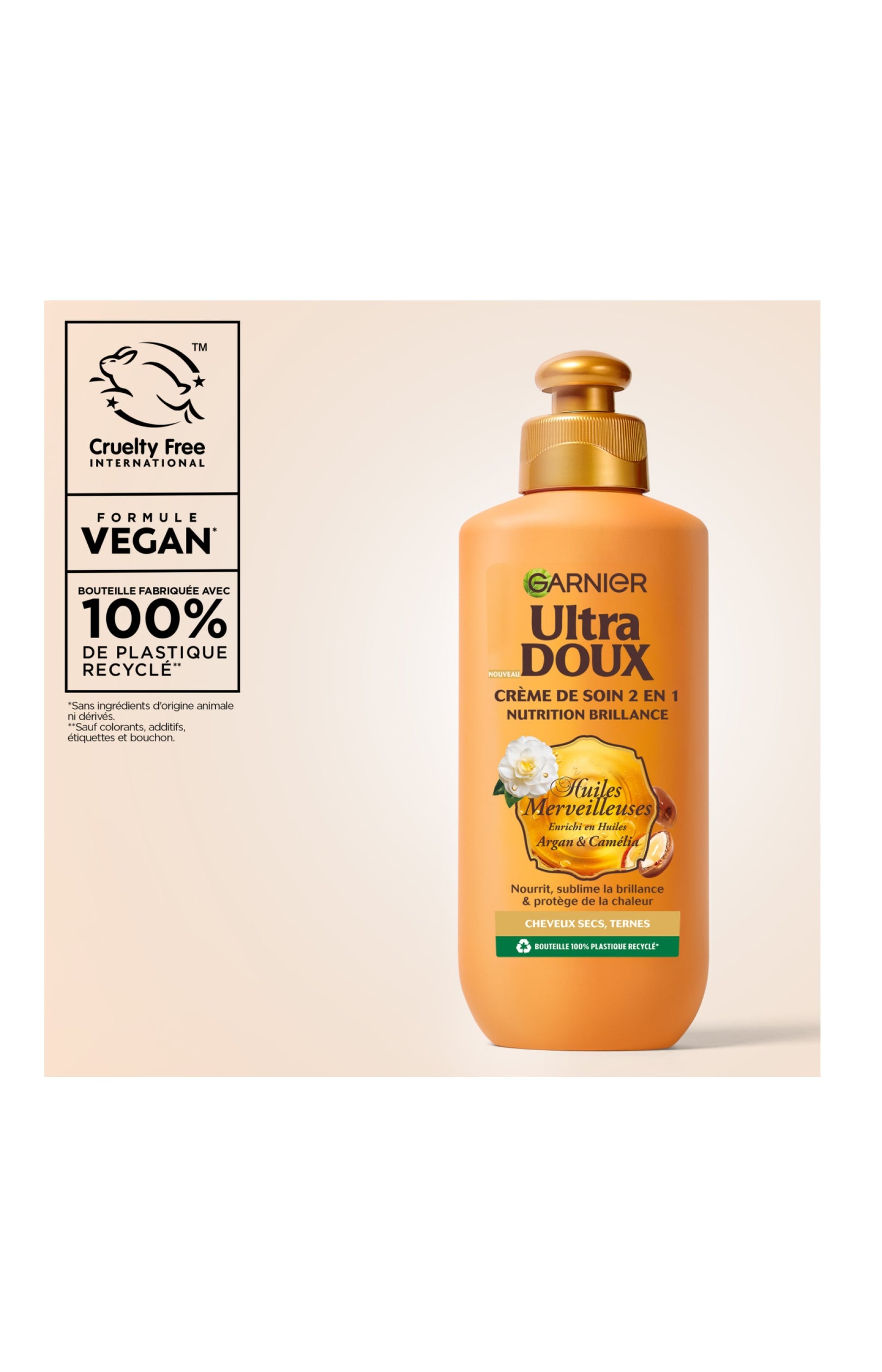 Crème de soin nutrition 2 en 1 - Ultra Doux - 200 ml