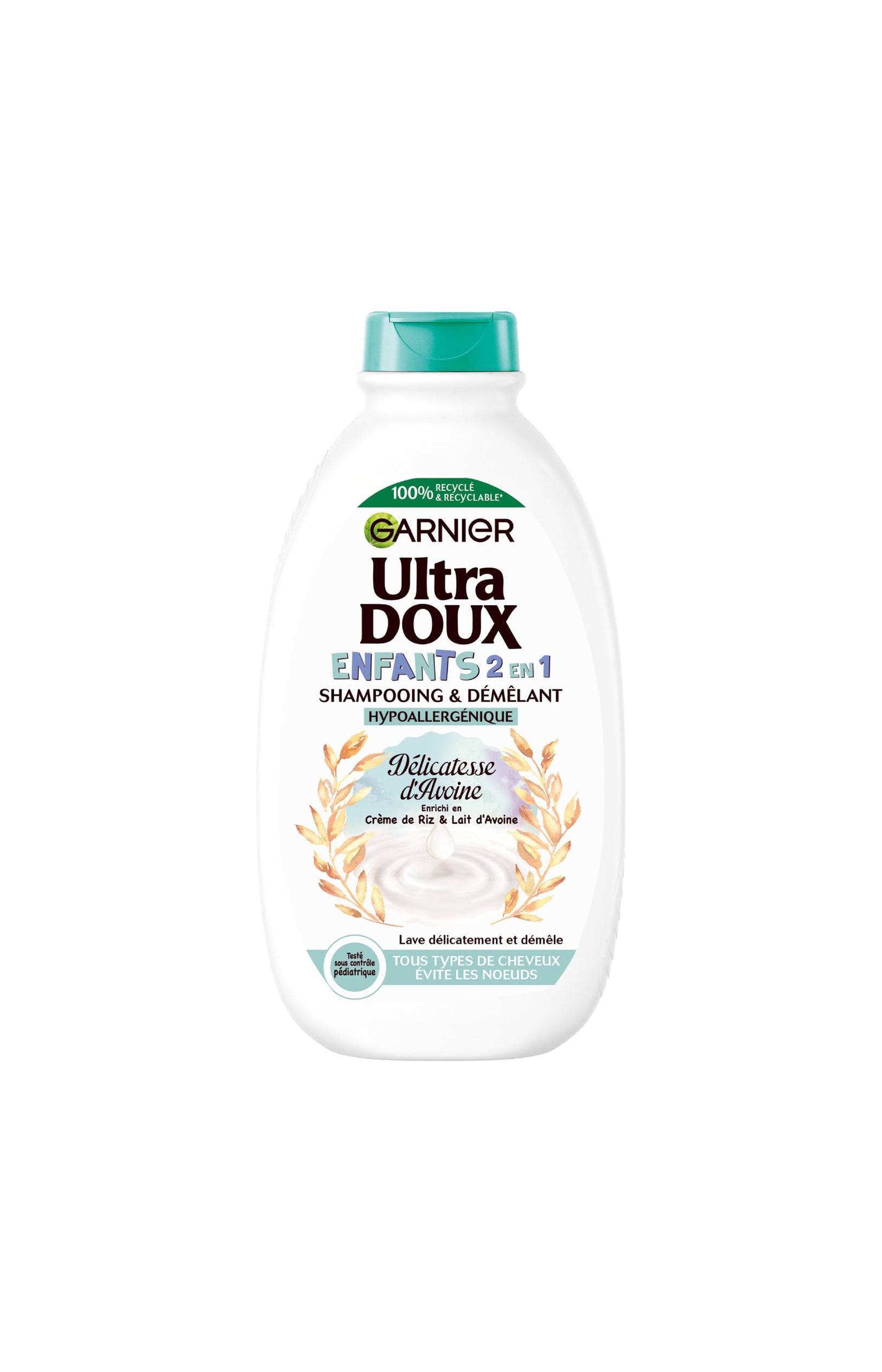 Shampoing & démêlant - Tous types de cheveux - Enfants - 2 x 400 ml