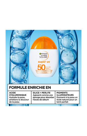 Fluide solaire teinté SPF50+ - Super UV - 40 ml