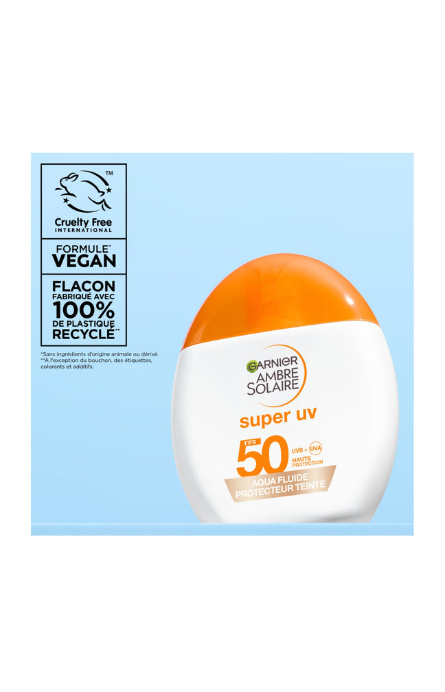 Fluide solaire teinté SPF50+ - Super UV - 40 ml