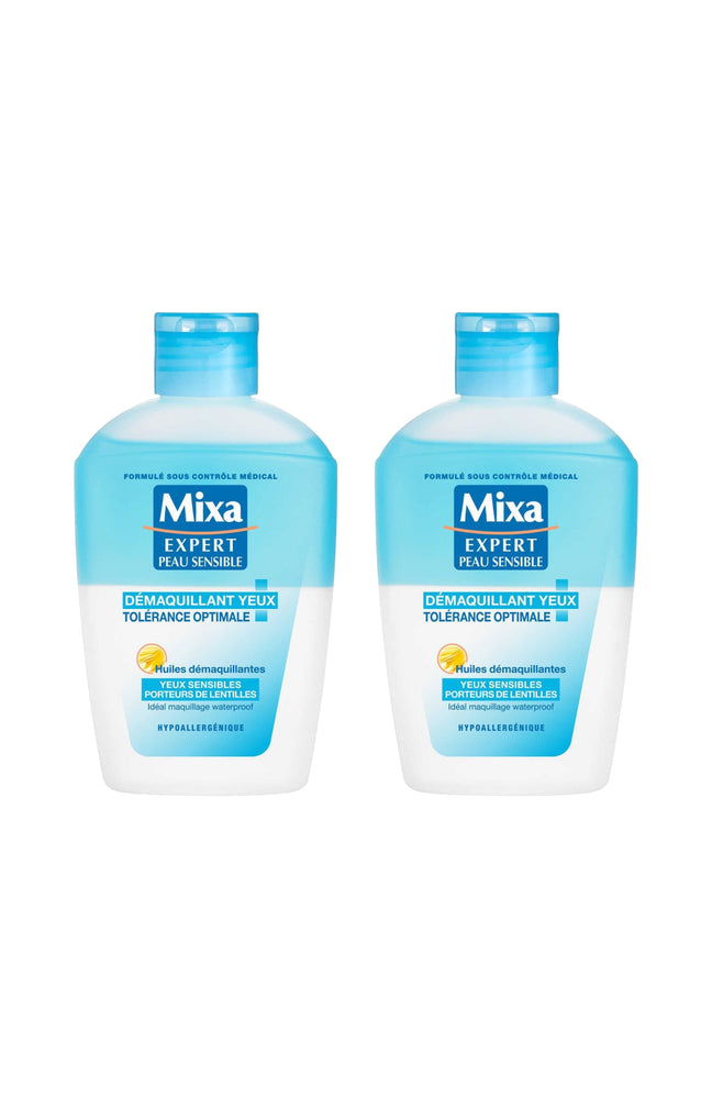Démaquillants tolérance optimale - Yeux sensibles - 2 x 125 ml