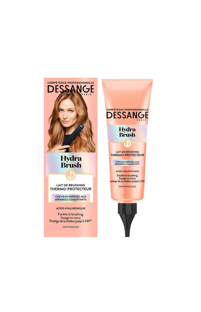 Lait thermo-protecteur - Hydra Brush - Cheveux exposés aux appareils chauffants - 125 ml
