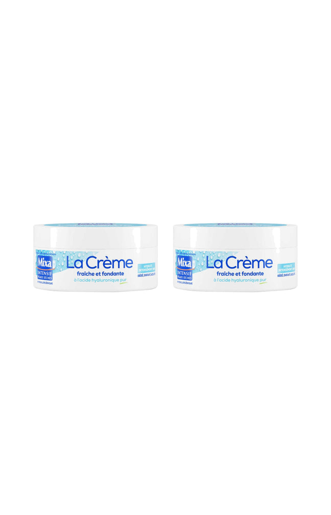 Crèmes extra fondantes - Acide hyaluronique - Peaux extra sèches - Corps & visage - 2 x 150 ml