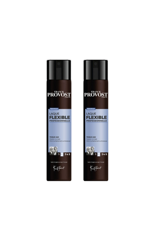 2 laques professionnelles - Tenue 24H - 300 ml