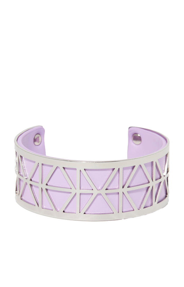 Bracelet émail - Mauve