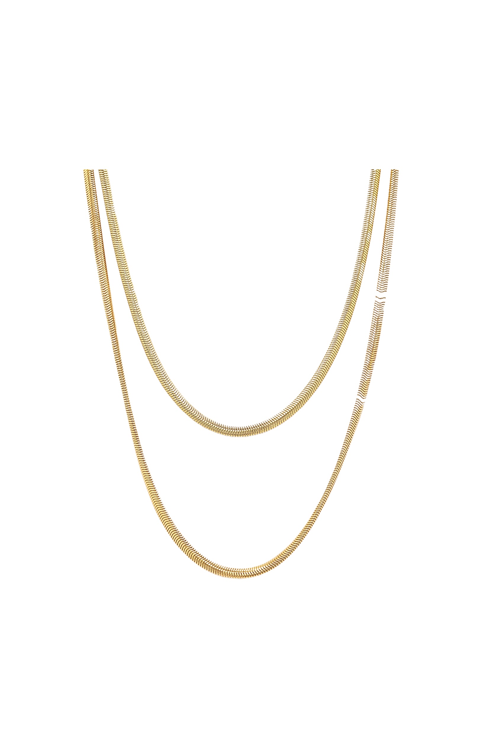 Collier - Beatriz - Acier inoxydable - Doré