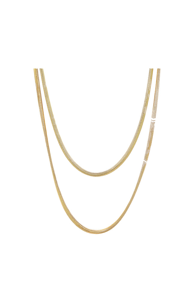 Collier - Beatriz - Acier inoxydable - Doré