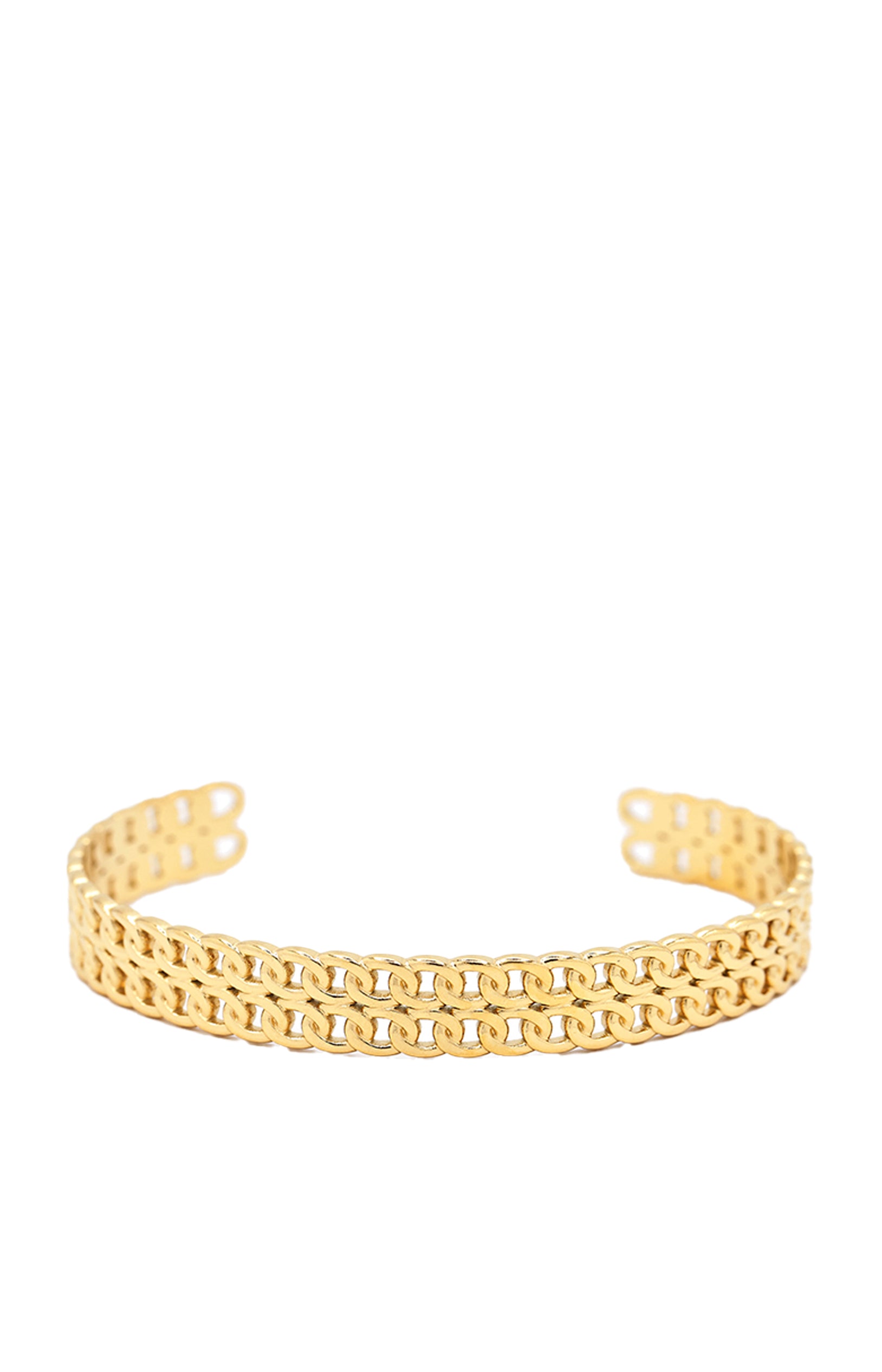 Jonc Janis - Acier inoxydable - Doré