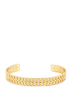 Jonc Janis - Acier inoxydable - Doré