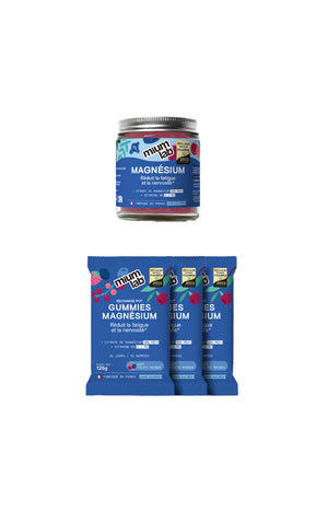 Cure gummies magnésium - Fruits rouges - Sans sucres - 3 mois