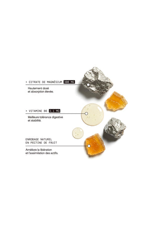 Cure gummies magnésium - Fruits rouges - Sans sucres - 3 mois