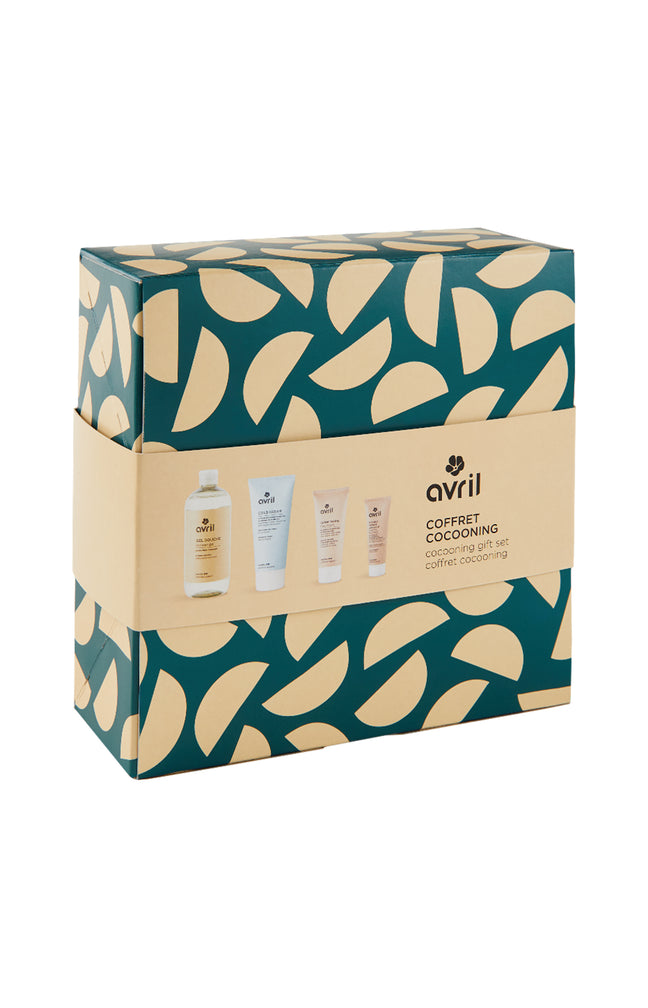 Coffret cadeau soins bio - Cocooning - Visage & corps - 4 produits