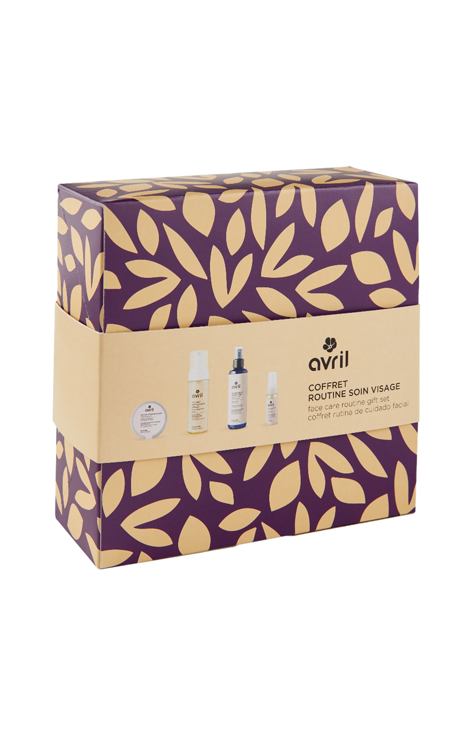 Coffret cadeau soins bio - Ma routine soin - Visage - 4 produits