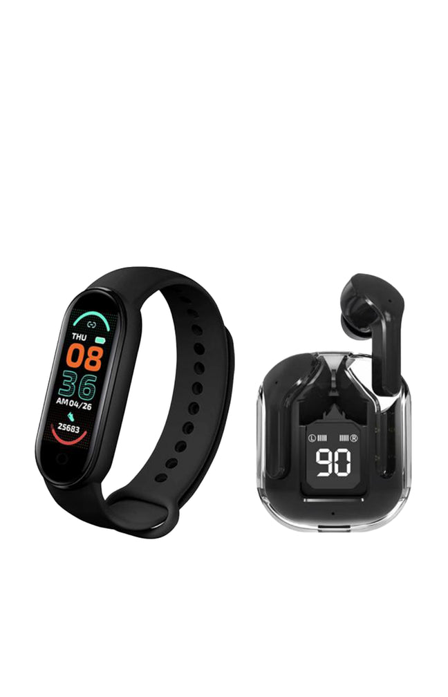 Pack sport - Bracelet connecté & écouteur sans fil - Noir