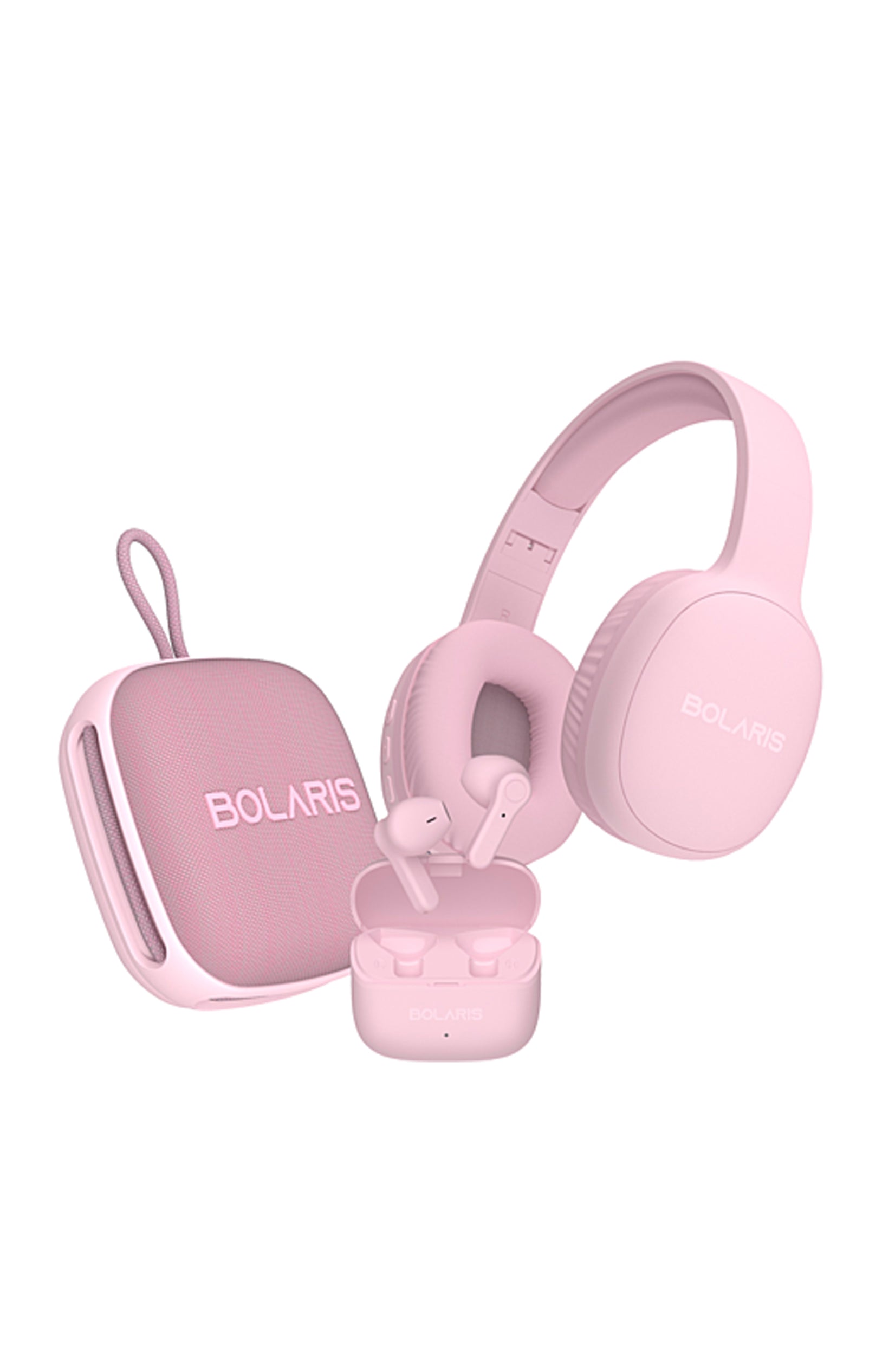Pack audio 3-en-1 - Bluetooth 5.4 - Rose