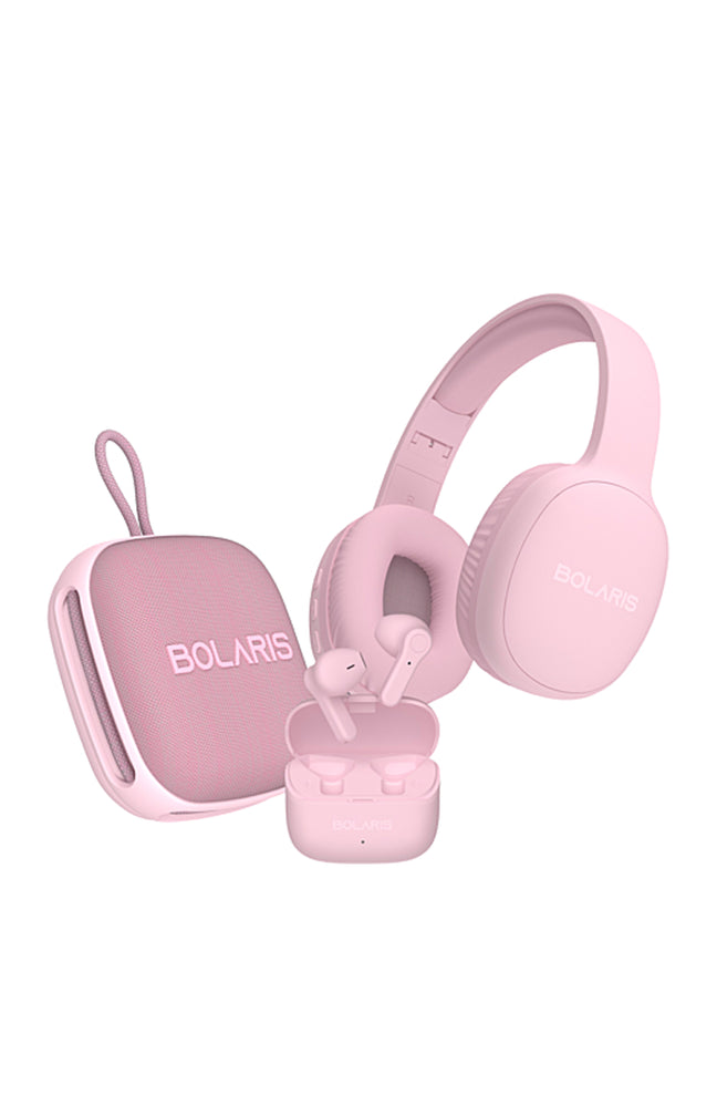 Pack audio 3-en-1 - Bluetooth 5.4 - Rose